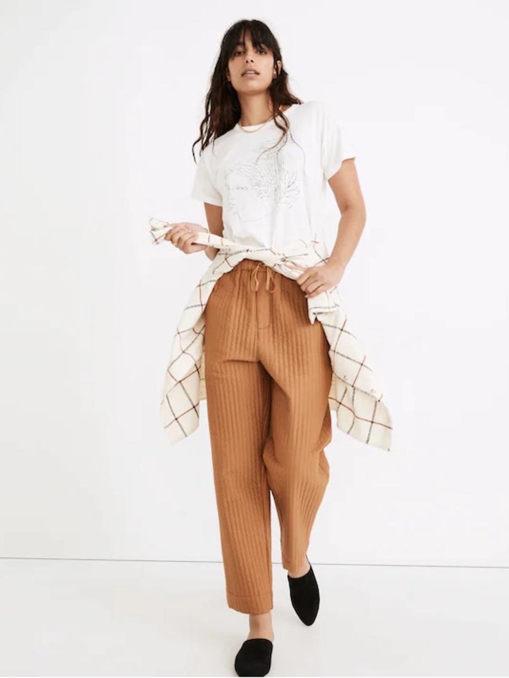 Madewell quilted pants NWT